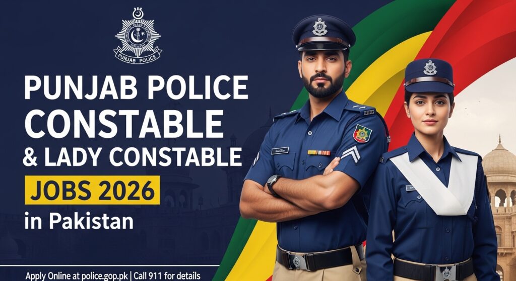 Punjab Police Constable & Lady Constable Jobs