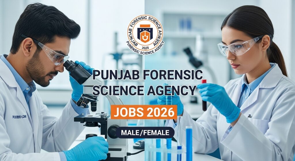 Punjab Forensic Science Agency Jobs