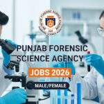 Punjab Forensic Science Agency Jobs
