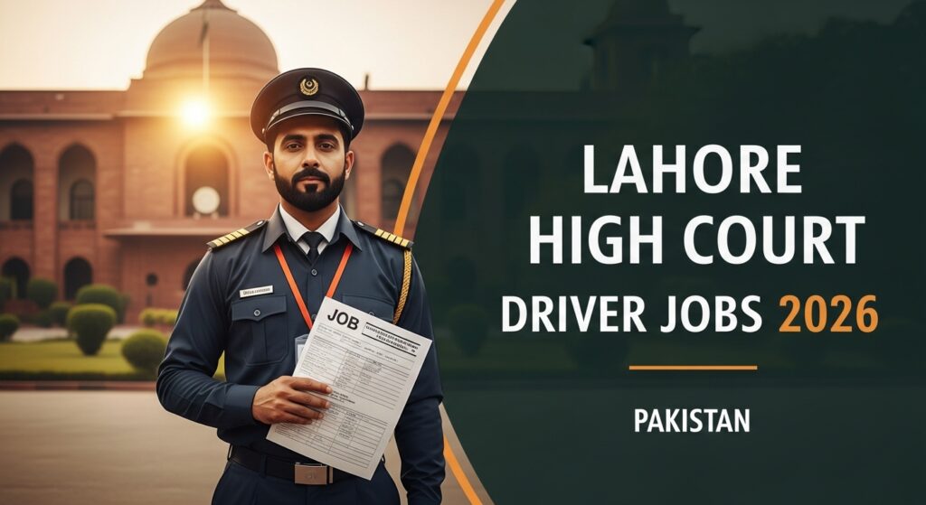 Lahore High Court Driver Jobs